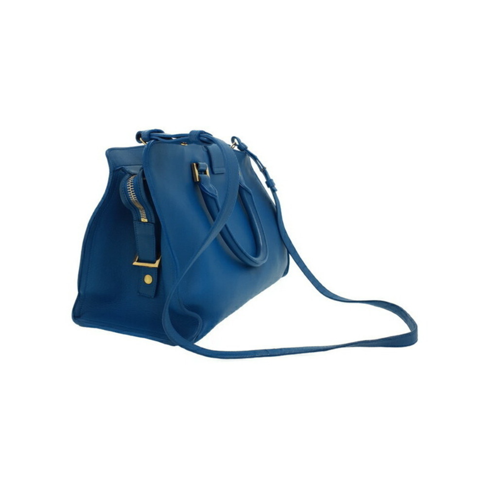 SAINT LAURENT PARIS Monogram Cabas 2way Leather HandBag - Picture 2 of 9